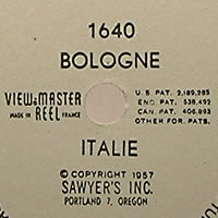 typeset white French View-Master reel